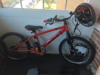 Bicicleta Rockrider ST 100 Verde Neón NUEVA