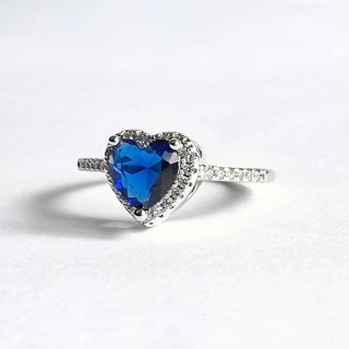 Anillo "Corazón Azul".