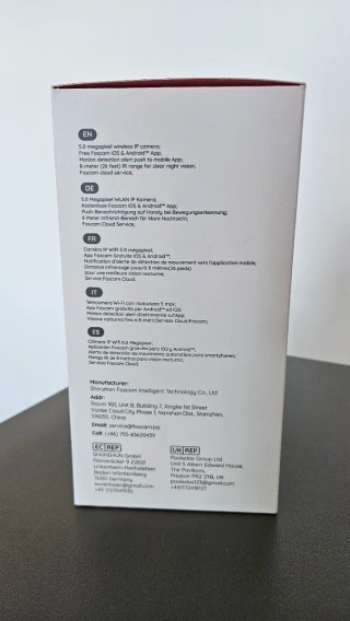 Cámara WiFi Foscam 5MP X3E