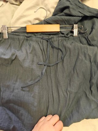 Pantalón Zara vaporoso azul nuevo M