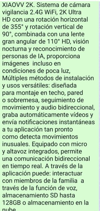 2 Cámaras Vigilancia Xiaomi 2K