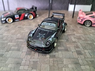 DECALS BAPHOMET PORSCHE 930 RWB HOT WHEELS
