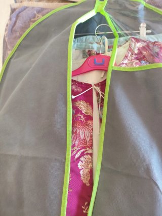 Vestido de fallera oro y rojo