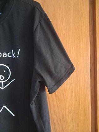 Camiseta manga corta Shein con mensaje divertido