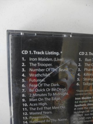 Iron Maiden Ed Hunter CD + PC Game