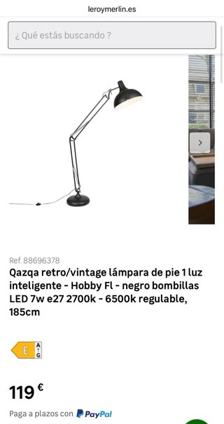LÁMPARA DE PIE ESTILO INDUSTRIAL