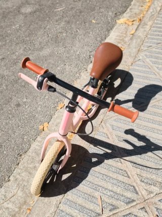 Bicicleta equilibrio B'Twin Runride 500 rosa