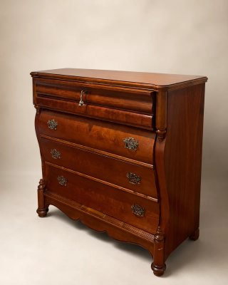 Cómoda de madera estilo clásico