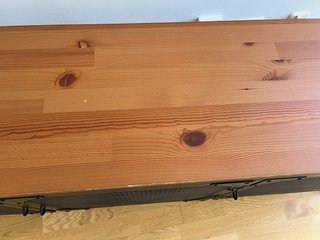 Mueble TV Ikea Madera y Metal (Fjallbo)