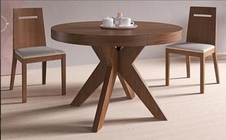 MESA EXTENSIBLE DE COMEDOR ANNA 110 cm (hasta 190)