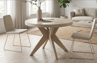 MESA EXTENSIBLE DE COMEDOR ANNA 110 cm (hasta 190)