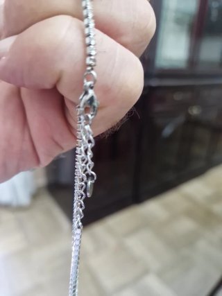 Bellissima collana donna tennis argento