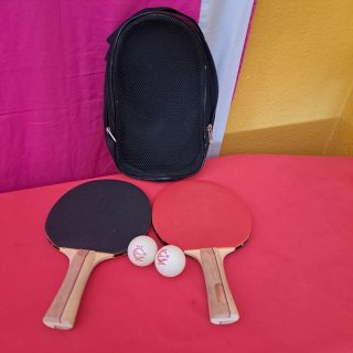2 Palas y 2 Pelotas Ping Pong