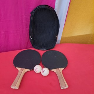 2 Palas y 2 Pelotas Ping Pong