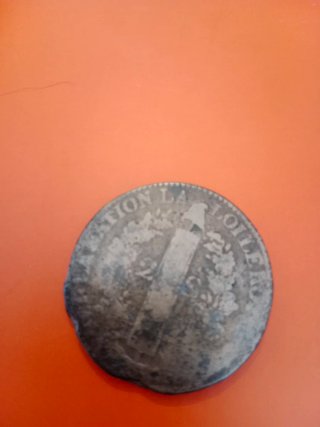 Moneda 2 sols Antigua 1792 luis 16