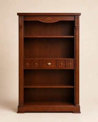 Librería de madera clásica