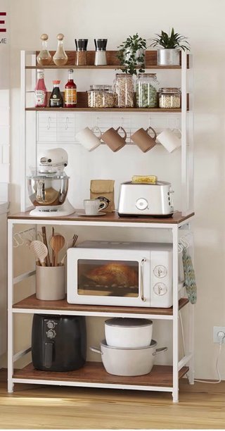 Mueble de Cocina Estantería con toma de corriente