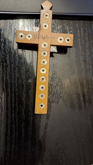 Crucifijo de Nácar y Metal