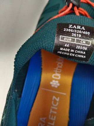 Zapatillas Deportivas Hombre Verde Naranja