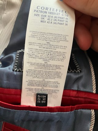 Traje negro Cortefiel