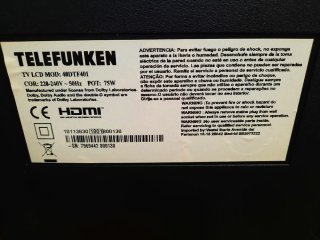 TV 40" TELEFUNKEN