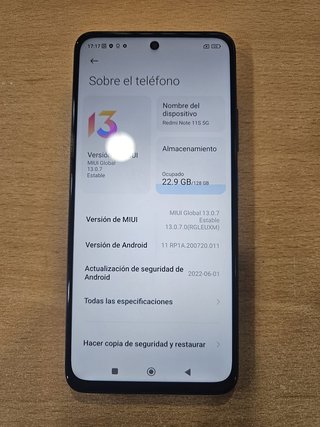 Xiaomi Redmi Note 11 Pro 5G Azul