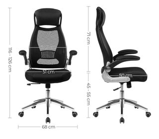 Silla Oficina SONGMICS Ergonómica Malla NUEVA