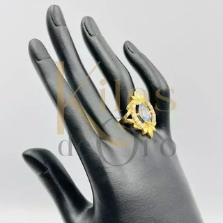 Anillo Lanzadera Azul y Dorado