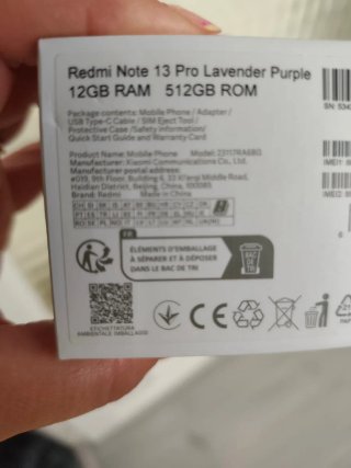 Xiaomi Redmi Note 13 Pro Morado 4G