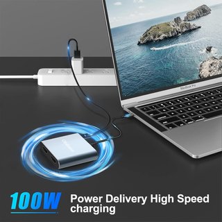 Adaptador USB C a Doble HDMI