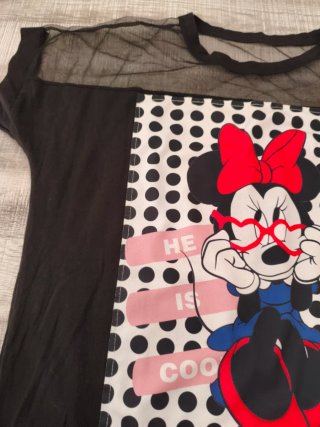 Vestido Minnie Mouse transparente