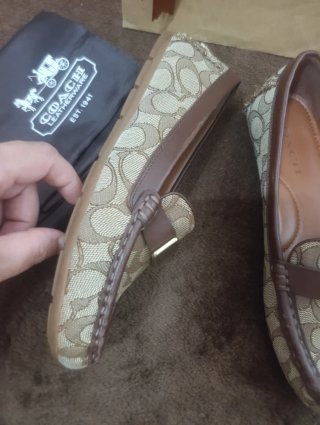 Zapatos Coach Originales Beige y Marrón