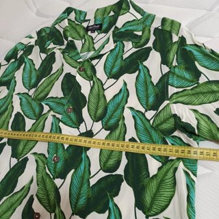 Camisa Chet Rock London Hojas Talla XL