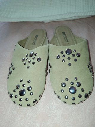 Sandalias ZARA Beige Talla 36