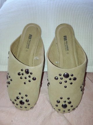 Sandalias ZARA Beige Talla 36