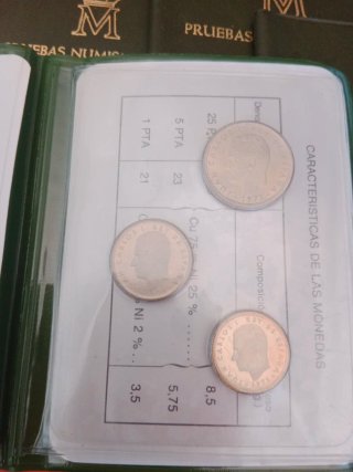 Lote monedas España