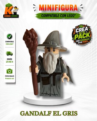 Lego Pack figuras Comunidad del anillo. Compatible