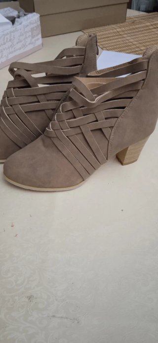 Botines Beige/Marrón Mujer