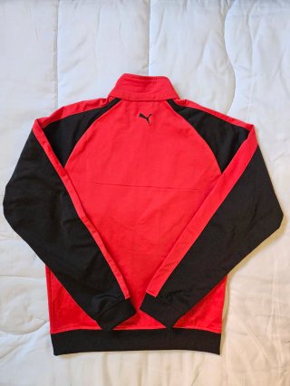 Chaqueta Chándal Puma Vintage Roja/Negra Talla