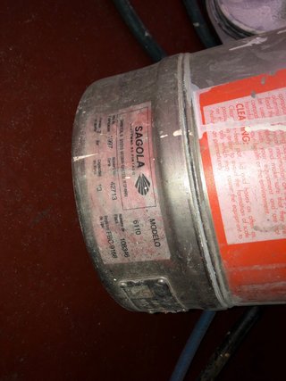 Tanque Presión Industrial Sagola 6110 Inox
