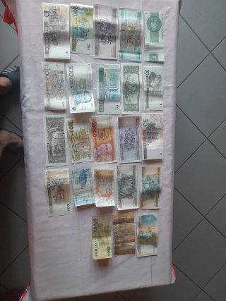 20 Banconote Brasile Nuove + 3 Usate