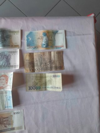 20 Banconote Brasile Nuove + 3 Usate