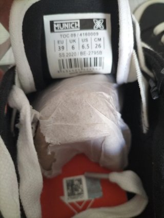 Zapatillas Munich STB Talla 39 Negras