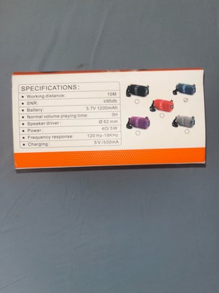 Altavoz portátil T&G AZUL