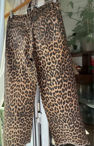 Pantalones Zara Estampado Animal Mujer XS