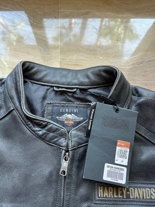 Chaleco Cuero Harley Davidson Hombre XXL Nuevo!