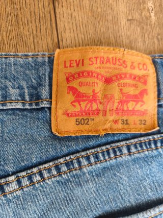 Levi's 502™ Regular Taper Cut-off Jeans mini short