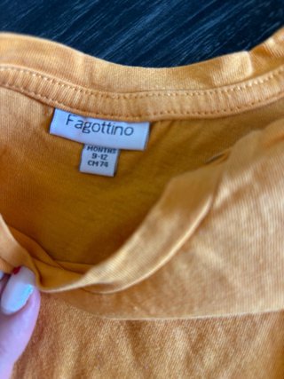 T-shirt Fagottino arancione 9-12 mesi