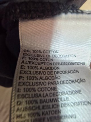 T-shirt The North Face nera 100% cotone