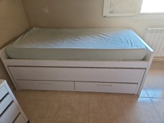 Cama nido 90x200 con cajones
